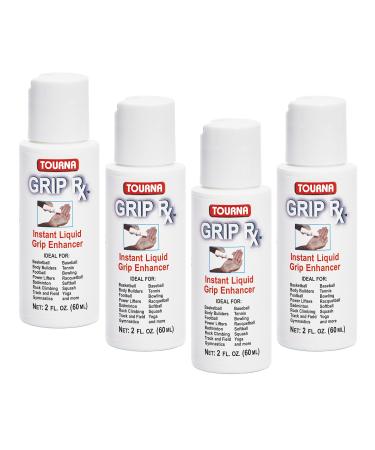 Tourna Grip Rx Instant Grip Enhancer Solution for all sports 4 Pack