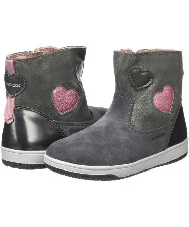 Geox Baby Girls B New Flick F Trainers - Size 4.5 UK Child - Dark Grey - Buy Online on GoSupps.com