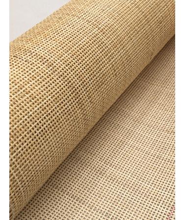 24 Width Natural Rattan Square Webbing  Radio Weave  Rattan for Caning Projects (4 Feet)