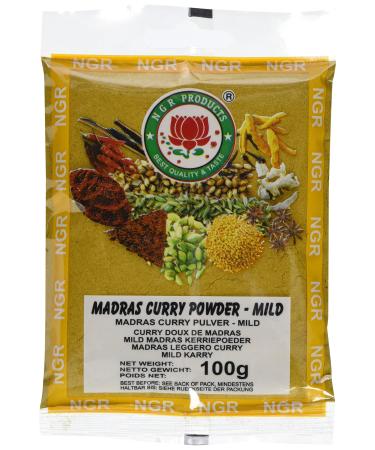 Ngr curry powder mild Madras 100g (1 x 100 g pack) 1 100 g (1 pack)