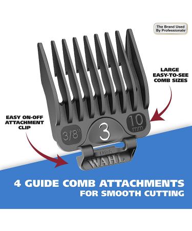 Wahl Lithium Ion Deluxe Pro Series Pet Clipper Grooming Kit 9591-2100 - Low Noise, Heavy Duty Motor for Cordless Trimming/Shaving Dogs - Buy Online on GoSupps.com