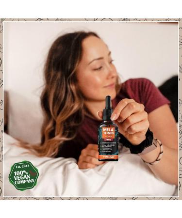 Melatonin Drop Forte 2x30ml - 1100 Drops 0.5mg Each - Alcohol-Free Vegan High-Dose Sleep Support - Lab Tested 2-Pack - Buy Online on GoSupps.com