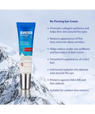 SWISS IMAGE ANTI-AGE 46+ Firming Under-Eye Cream 15ml | Paraben-Free & Mineral Oil-Free - Shop Internationally! - Buy Online on GoSupps.com