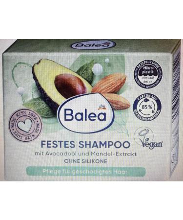 Balea Shampooing solide au lait d'amande d'avocat 60 g