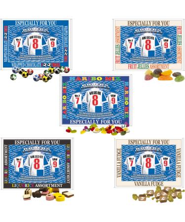 Blackburn Football Shirt Personalised Gift Boxed Sweets
