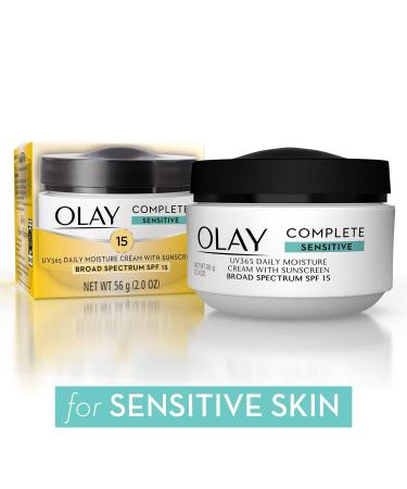 Olay Complete All Day Moisture Face Cream SPF 15 for Sensitive Skin - 2.0 Oz (Pack of 3) - Buy Online on GoSupps.com