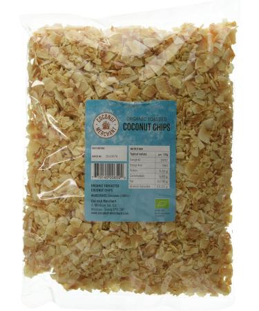 Coconut Merchant Toasted Coconut Chips 500g - Vegan, Low GI, Ethically Sourced - Buy Online on GoSupps.com