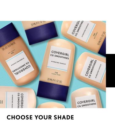 Covergirl Smoothers Hydrating Makeup 750 Creamy Beige - 1 fl oz | Flawless Hydration & Coverage - Buy Online on GoSupps.com