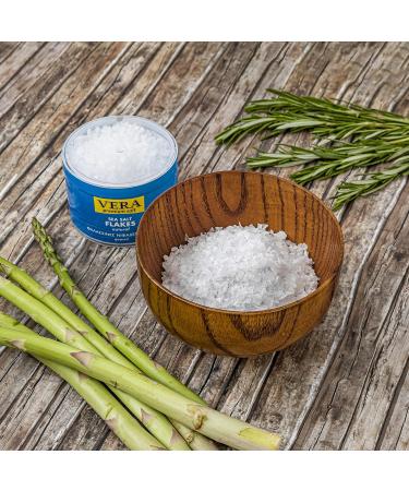 Organic Natural Sea Salt Flakes from Cyprus 100 % Natural Product 70g Vera Premium Salt Gourmet Salt Crystal Flakes Kosher Certified - Buy Online on GoSupps.com
