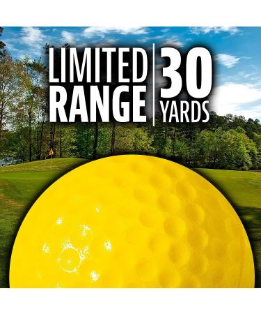 Franklin Sports Official Size Golf Balls - 12 Pack for Indoor/Outdoor Training - Restricted Flight for Backyard Practice - Foam Construction - Buy Online on GoSupps.com