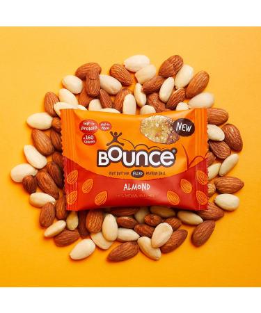 Bounce Protein Almond Nut Butter Filled Balls 12 x 35g - Pack of 12 Individual Protein Almond Balls - Buy Online on GoSupps.com