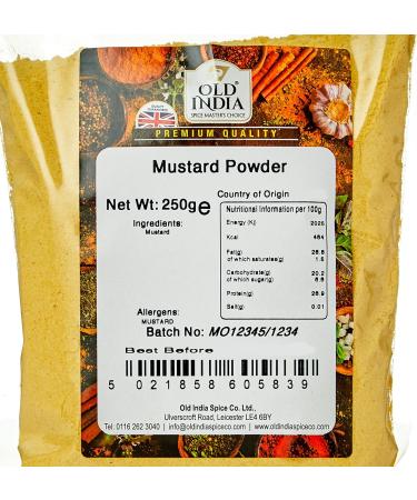 Old India Mustard Powder 250g - Authentic Indian Spice Blend - Buy Online on GoSupps.com