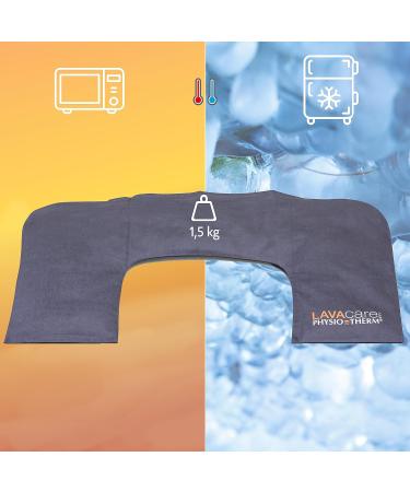 Physiotherm Lava Neck Thermal Pillow | Relaxation & Cooling Cotton Comfort | Neck & Shoulder Relief - Buy Online on GoSupps.com