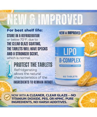 Legere Pharmaceuticals Lipo B-Complex Lipo BC 60 Tablets Manufactured for ES Global Brands - Buy Online on GoSupps.com