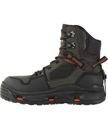 Korkers Men's FB5210 Water Shoes - Size 10, Brown Olive/Rust - Buy Online on GoSupps.com