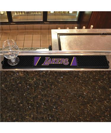 FANMATS NBA Los Angeles Lakers Vinyl Drink Mat - 3.25 x 24 - Officially Licensed Merchandise - Buy Online on GoSupps.com