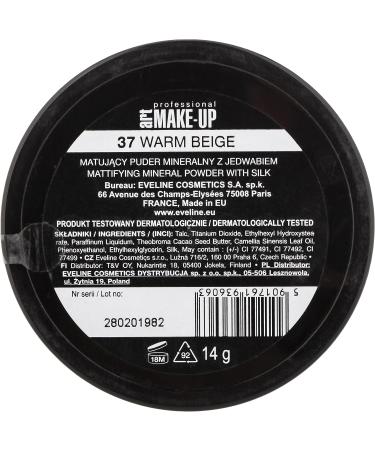  EVELINE COSMETICS Eveline Cosmetics Art Make Up No. 37 Warm Beige Powder - Buy Online on GoSupps.com