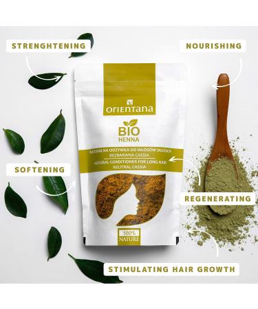 Orientana Organic Henna for Long Hair - 100% Natural Herbal Rinse | Strengthen & Nourish with 100g Powder - Buy Online on GoSupps.com