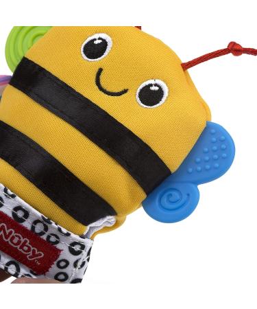 Nuby Happy Handimals Teething Mitten - Bee Design | Soothing Teether for Babies - Buy Online on GoSupps.com