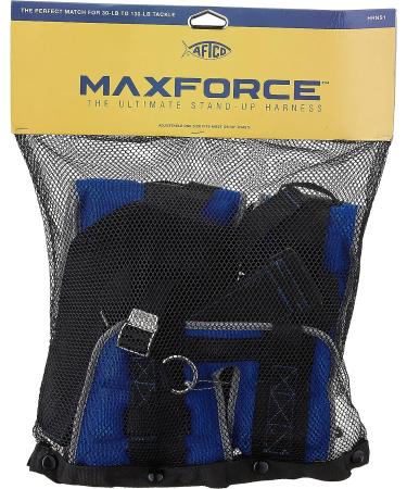 AFTCO HRNS1BLUE Max Force Harness - Blue | Premium Fishing Gear - Buy Online on GoSupps.com