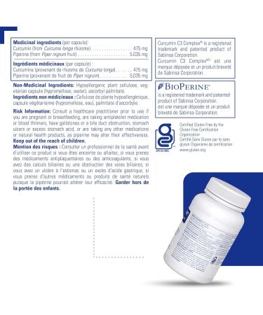 Pure Encapsulations Curcumin 500 with Bioperine - Antioxidant Supplement* - With Turmeric Curcumin & Bioperine - 60 Capsules - Buy Online on GoSupps.com