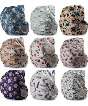 Little and Bloomz Reusable Cloth Diaper - Standard Popper (Pack of 9) FLP2-0901 - Buy Online on GoSupps.com
