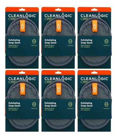 Buy Clean Logic Sport Exfoliating Soap Saver (Pack of 6) | Best International Shipping & Skin Care Solutions - Buy Online on GoSupps.com