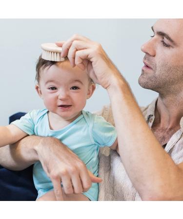 Green Sprouts Baby Brush & Comb Set | Natural Wood & Bristles | Gentle Hair Grooming - Buy Online on GoSupps.com