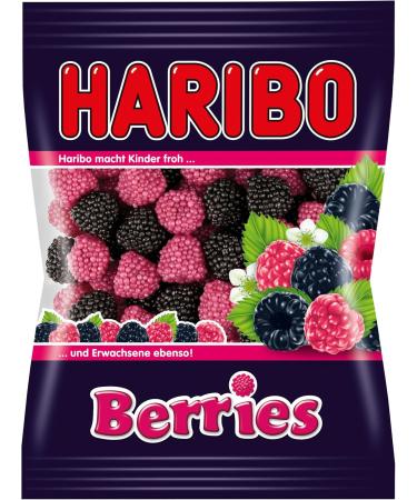 Haribo Berries Lot de 3 caoutchouc Babyours Vin en caoutchouc Fruit caoutchouc en sachet Pochette - Buy Online on GoSupps.com