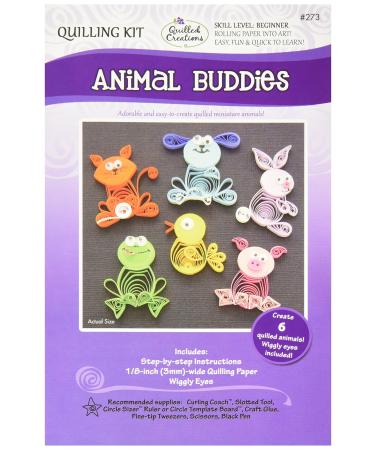 Quilled Creations 273 Quilling Kit Animal Buddies
