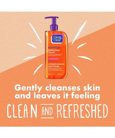 Clean & Clear morning burst/night relaxing day/night cleanser 2 pack & Essentials Foaming Facial Cleanser 235ml Day & Night Cleanser + Cleanser - Buy Online on GoSupps.com