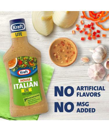 Kraft House Italian Lite Salad Dressing 16 Fl Oz Bottles - Pack of 6 - Buy Online on GoSupps.com