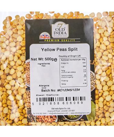 Old India Yellow Split Peas 500g - Premium Quality | Buy Online - Buy Online on GoSupps.com