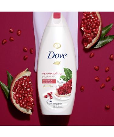 Dove Rejuvenating Pomegranate and Hibiscus Tea Body Wash 22 Fl Oz - Pack of 4 - Buy Online on GoSupps.com