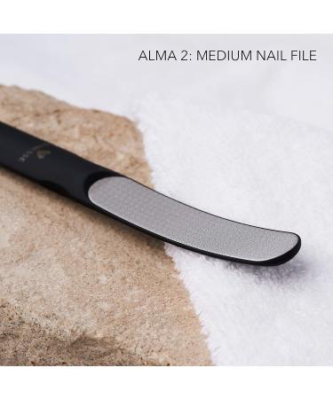 Buy Dynesse 3 Set Nail Filing Tools - Rough Medium & Fine Stainless Steel Files for Professional Pedicure Studios | Durable & Eco-Friendly - Buy Online on GoSupps.com
