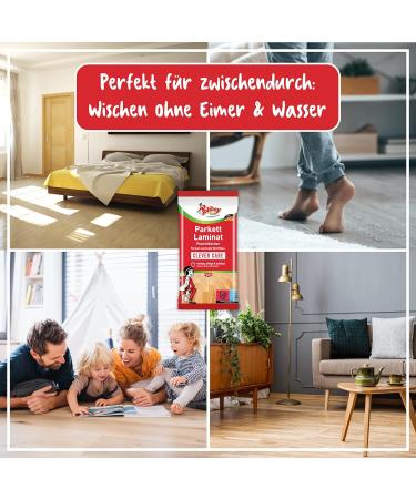Poliboy Parquet & Laminate Wet Wipes - Quick Thorough Cleaning for Floors - 2x15 Towels - Made in Germany - Buy Online on GoSupps.com