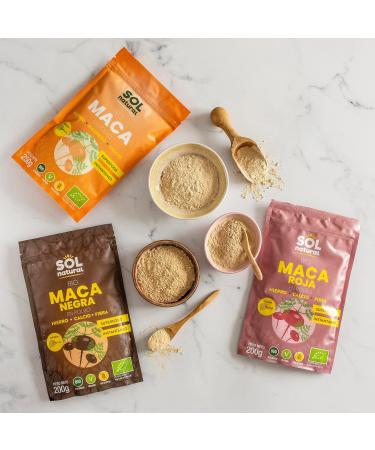 Sol Natural SOLNATURAL MACA Red Powder Organic 200 g Not Applicable - Buy Online on GoSupps.com