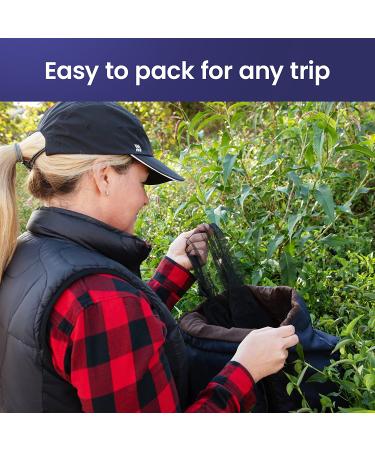 EVEN NATURALS Premium Mosquito Head Net - Ultra Large with Extra Fine Holes - Bug Face Shield for No-See-Ums, Midges, & Gnats - Buy Online on GoSupps.com