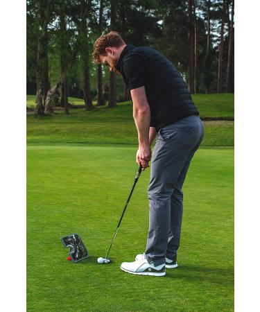 PuttOut Putting Mirror Trainer & Alignment Gate - Red/Gray - Buy Online on GoSupps.com
