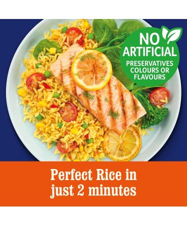 Ben's Original Golden Vegetable Microwave Rice 220g - Easy, Delicious and Convenient - Buy Online on GoSupps.com