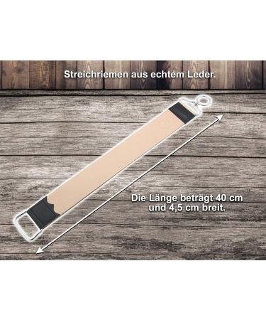 Premium Wet Razor Set for Beginners - Leather Strop & Gold Etching Straight Razor | International Shipping - Buy Online on GoSupps.com