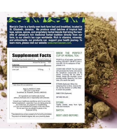 Lime Leaf Tea - Buy Online on GoSupps.com