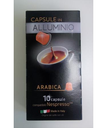 SORINA ONCAFFE' Aluminum Capsule for NESPRESSO System - ARABICA (100 capsules)