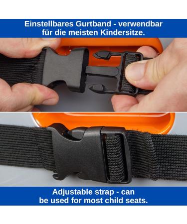 2-Pack Child Car Seat Head Holder Soft Cotton Cover Elastic Belt & Buckle for Comfortable Sleep Baby Neck Pillow & Headband Accessory - Buy Online on GoSupps.com