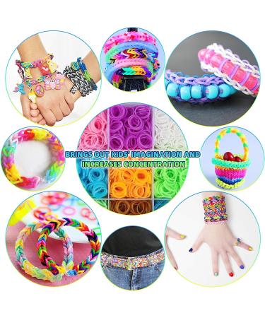 MUDO NEST 20000+ Loom Bands Kit | DIY Rubber Bands Kit with 38 Colors, 500 Clips, 40 Charms | Loom Bracelet Making for Kids - Buy Online on GoSupps.com
