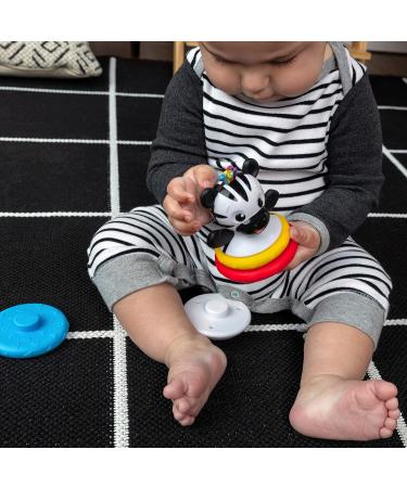 Baby Einstein Stack & Wobble Zen BPA-Free Bite Ring Toy | Cause & Effect Learning for Toddlers (3+ Months) - Buy Online on GoSupps.com