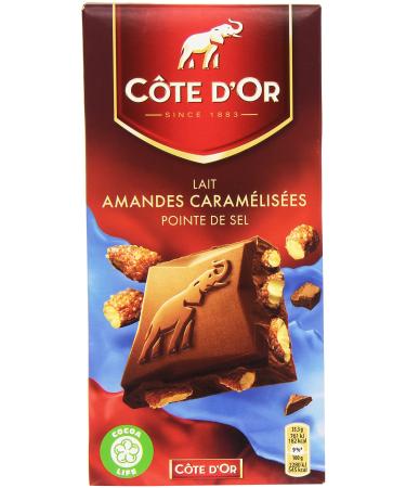 Côte d'Or Milk Chocolate Bar with Caramelized Almonds 200 g