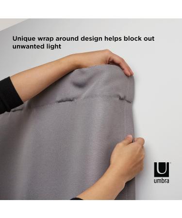 Umbra Twilight Black Out Window Curtain Rod 28 to 48 Wrap Around Adjustable Curtain Rod for Blackout Curtains Bronze 28 to 48-Inch Bronze - Buy Online on GoSupps.com