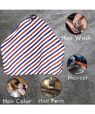 King Midas Barber Cape - Vintage Striped Hair Cutting Cape for Barbers | International Shipping - Buy Online on GoSupps.com