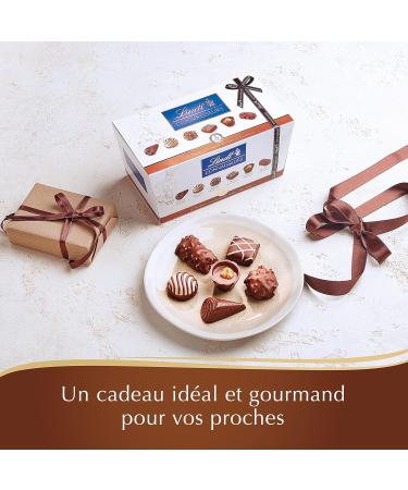 Lindt - Bo te de Chocolats CONNAISSEURS - Assortiment de Pralin s et Gianduja 183g (Lot de 2) Lait Blanc et Fourr  - Buy Online on GoSupps.com